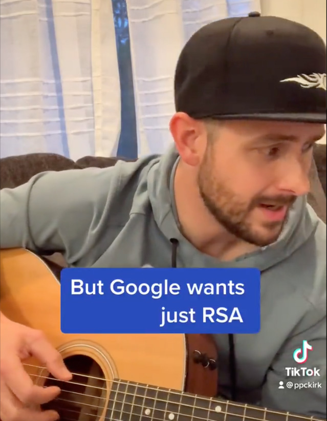 Kirk Williams Plays Ode to Google Ads ETA Song