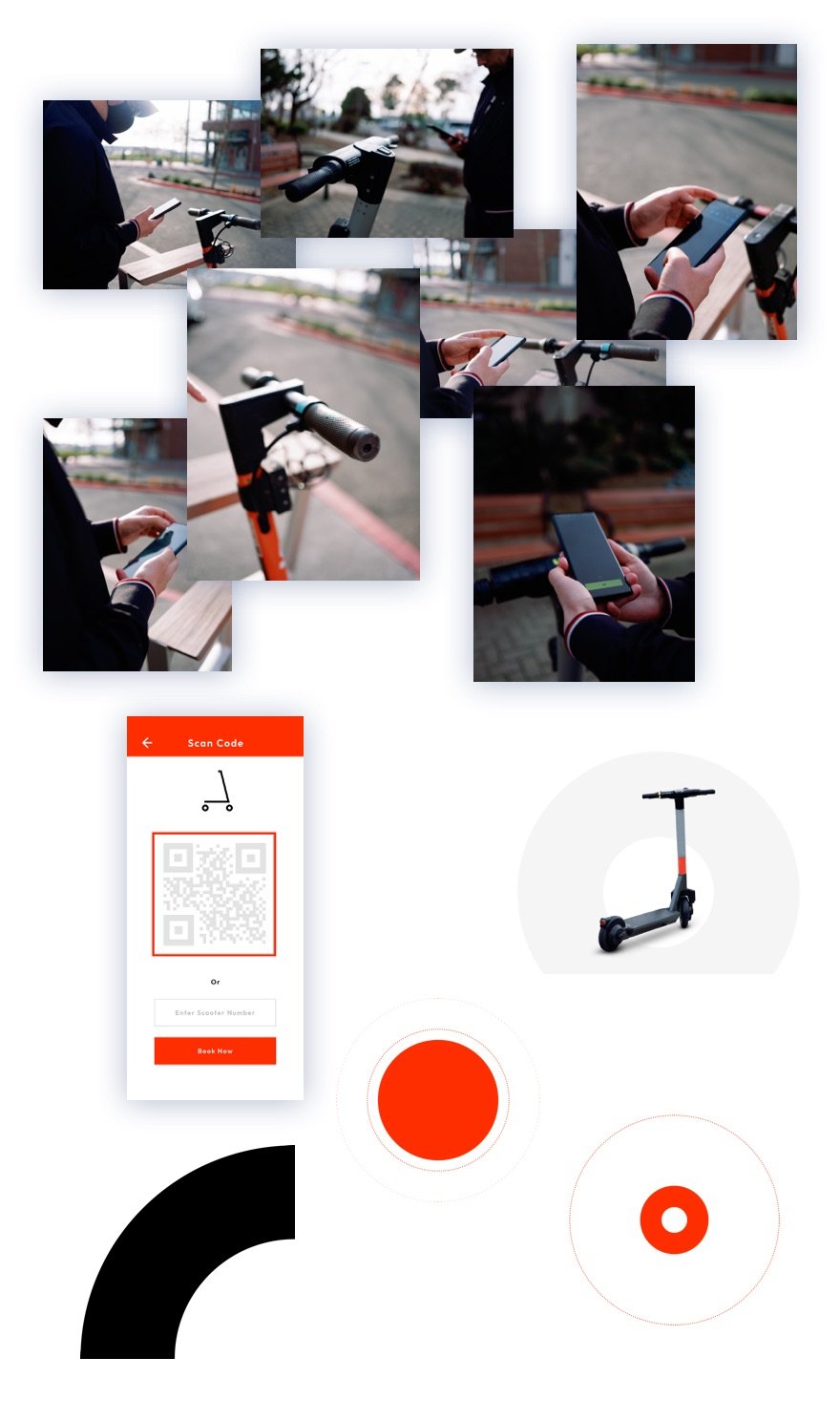 free scooter rental layout pack for divi