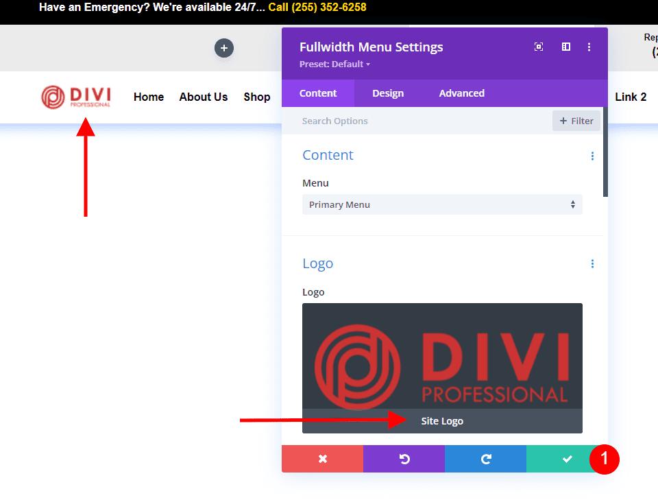 Change the Logo to Dynamic Content