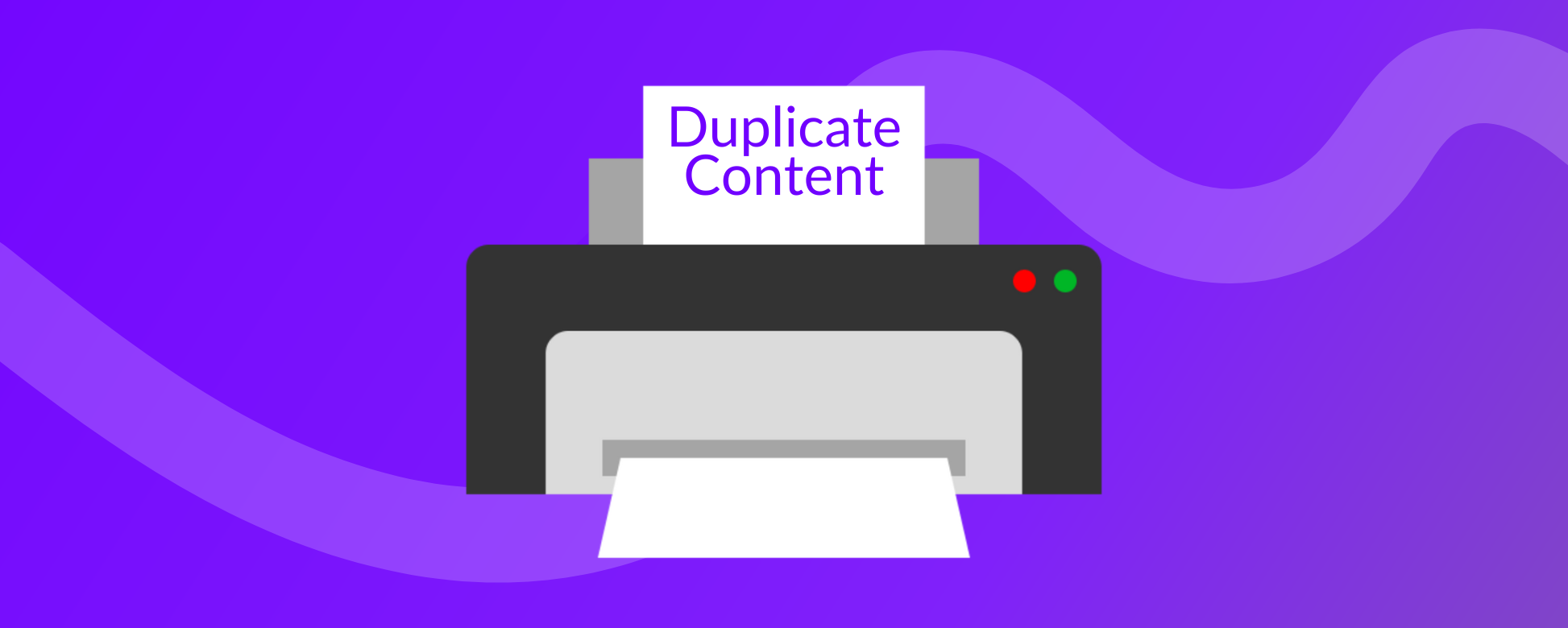 Duplicate Content Warning