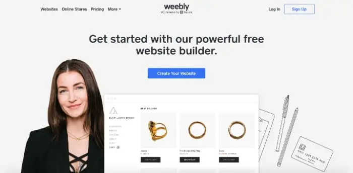 Best Website Builder for Small Business, Weebly
