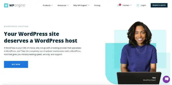 Best Web Host for Small Business, WP Engine