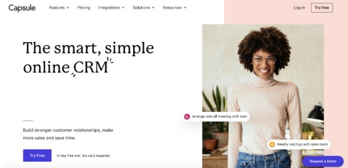Best CRM for Small Business, Capsule