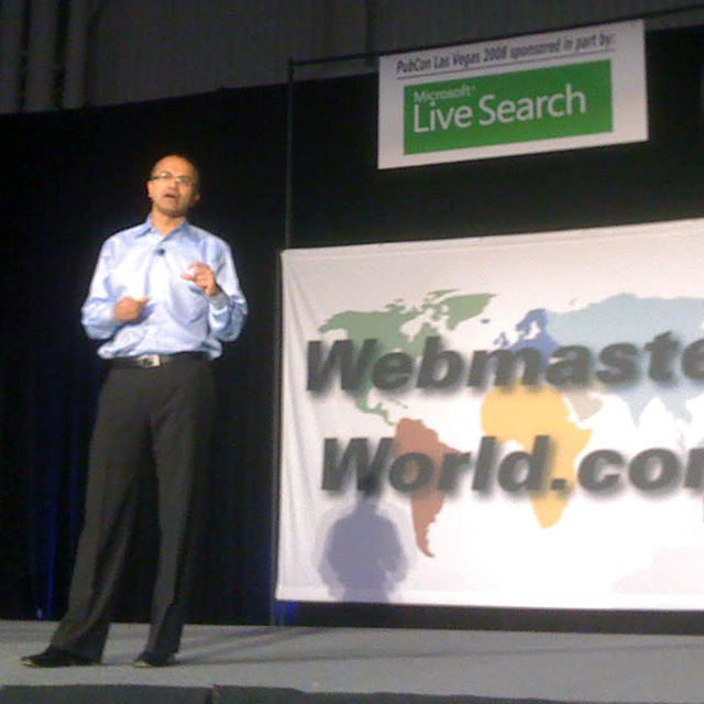 Microsoft's Satya Nadella In 2008 Keynoting On Live Search